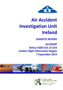 Air Accident Investigation Unit Ireland SYNOPTIC REPORT ACCIDENT Airbus A320-214, EI-CVA