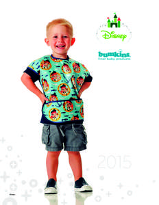 2015 ©Disney Disney Prints Bumkins signature waterproof fabric is soft and lightweight yet very durable. Easy to wipe clean
