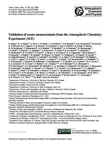 Atmos. Chem. Phys., 9, 287–343, 2009 www.atmos-chem-phys.net[removed]/ © Author(s[removed]This work is distributed under the Creative Commons Attribution 3.0 License.  Atmospheric