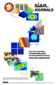 Journals  Your Link to the World of Applied Mathematics and Computational Science!