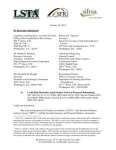 January 10, 2014 By Electronic Submission Legislative and Regulatory Activities Division Office of the Comptroller of the Currency 400 7th Street, S.W. Suite 3E–218