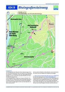 www.bad-kreuznach-tourist.de  KH 9 ca. 2 Std.  Rheingrafensteinweg