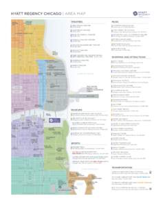 HYATT REGENCY CHICAGO | AREA MAP THEATRES Clark  State