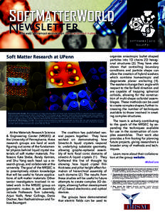 Marquee goes here  Soft Matter Research at UPenn Background image: An illustration of edge-pinning effect of focal conic domains (FCDs) in smectic-A liquid crystals