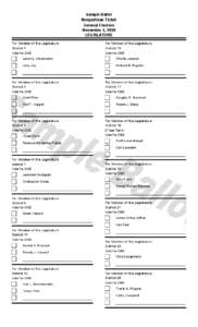 Sample Ballot Legal Size Format