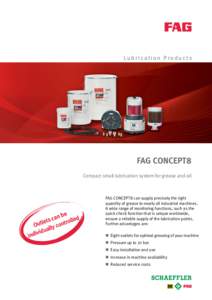 Lubrication Products  FAG CONCEPT8