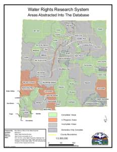 Water Rights Research System  Areas Abstracted Into The Database Red River Clayton