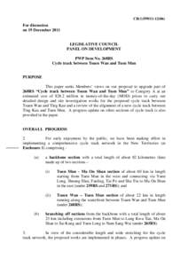 CB[removed])  For discussion on 19 December[removed]LEGISLATIVE COUNCIL