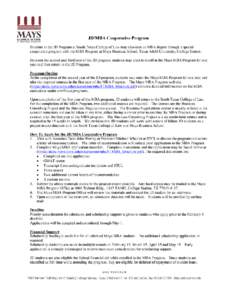 Microsoft Word - JD MBA Cooperative Program A&M-1.docx