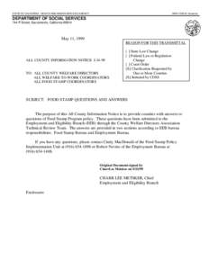 Supplemental Nutrition Assistance Program / Able-bodied Adults Without Dependents / CalWORKs / Deduction / Social Security / United States / Government / Federal assistance in the United States / United States Department of Agriculture / Economy of the United States