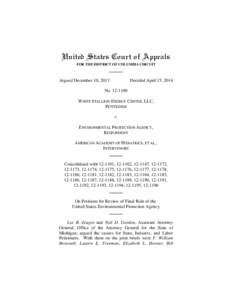United States Court of Appeals FOR THE DISTRICT OF COLUMBIA CIRCUIT Argued December 10, 2013  Decided April 15, 2014