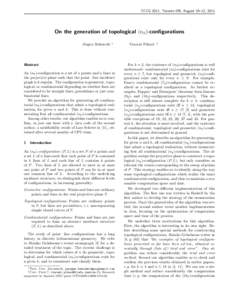 Arrangement of lines / Incidence geometry / Configuration / Combinatorics / Sweep line algorithm / Projective plane / Geometry / Euclidean plane geometry / Discrete geometry