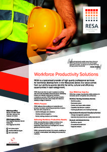 Workforce productivity / Economics / Economic development / Workforce development / Productivity