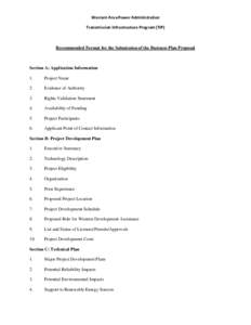 Microsoft Word - Recommended Format for Business Plan Proposal[removed]