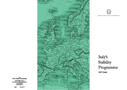    ITALY’S STABILITY PROGRAMME Ministero dell’Economia e delle Finanze