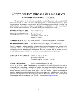 Land law / Foreclosure / Recording / Lien / Mortgage law / Auction / Real property law / Law / Real estate