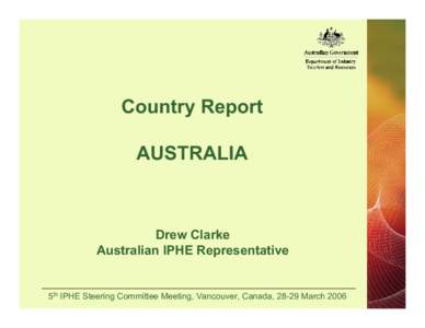 Microsoft PowerPoint - IPHE 5th SC_Australia_Program_Update.ppt