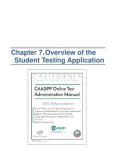 2017–18 CAASPP Online Test Administration Manual—Chapter 7