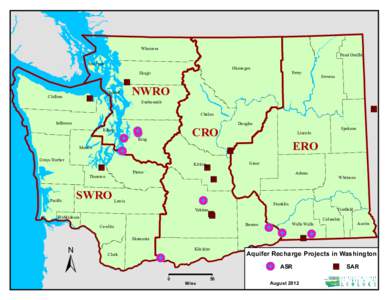Aquifer Recharge Projects in Washington - August 2012