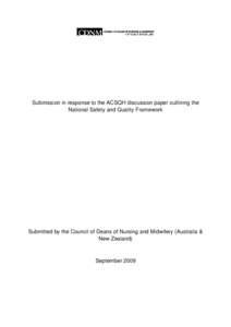 Microsoft Word - ACSQH Proposed National Safety Framework