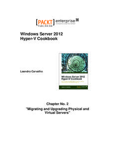 Windows Server 2012 Hyper-V Cookbook Leandro Carvalho  Chapter No. 2