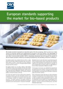 © DSM  European standards supporting the market for bio-based products  Baking sheet made of bio-based plastic