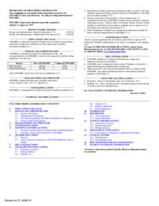 HIGHLIGHTS OF PRESCRIBING INFORMATION These highlights do not include all the information needed to use EXPAREL® safely and effectively. See full prescribing information for EXPAREL. EXPAREL (bupivacaine liposome inject