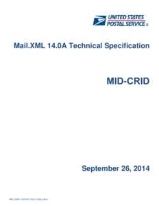 Mail.XML 14.0A Technical Specification  MID-CRID September 26, 2014