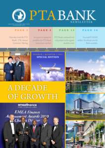 PTA Bank newsletter the eastern and southern african trade and development bank