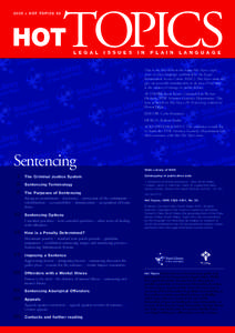 Sentencing - Issue 55 - Top Topics - LIAC