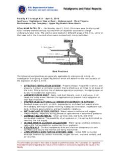 Fatality #3 through #31 - April 5, 2010 Ignition or Explosion of Gas or Dust - Underground - West Virginia Performance Coal Company - Upper Big Branch Mine-South COAL MINE FATALITY - - On Monday, April 5, 2010, 29 miners