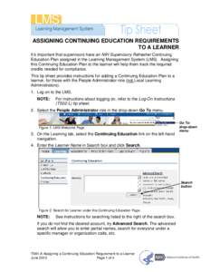 TS61-A Assigning a CE Requirement to Learners