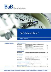 BuB-Monatsbrief  er ich ndl u