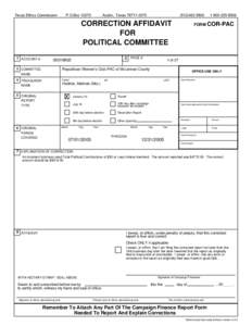 Texas Ethics Commission  P.O.Box[removed]Austin, Texas[removed]