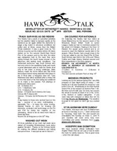 HAWK  TALK NEWSLETTER OF HETHERSETT HAWKS / SWINTON & CO CSC TH