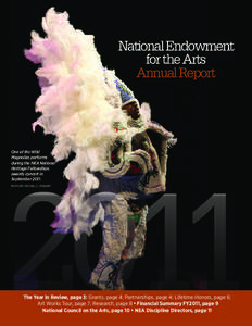 National Endowment for the Arts Annual Report One of the Wild Magnolias performs