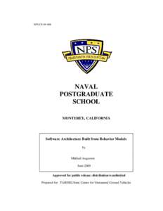 NPS-CS[removed]NAVAL POSTGRADUATE SCHOOL MONTEREY, CALIFORNIA