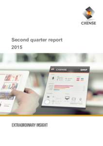 Second quarter report 2015 Second quarter reportContents