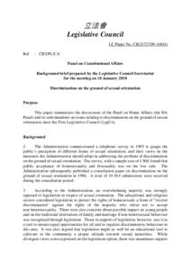 立法會 Legislative Council LC Paper No. CB[removed]Ref  : CB2/PL/CA