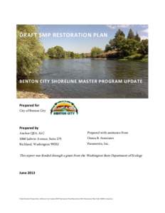 DRAFT SMP RESTORATION PLAN  BENTON CITY SHORELINE MASTER PROGRAM UPDATE Prepared for City of Benton City