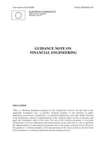 Economics / Financial services / Structural Funds and Cohesion Fund / Government procurement in the European Union / Public–private partnership / European Investment Bank / Collective investment scheme / Financial economics / Investment / Economy of the European Union