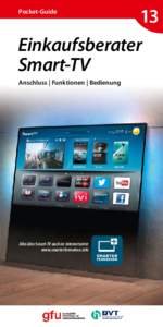 Pocket-Guide Nr. 13 – Einkaufsberater Smart-TV