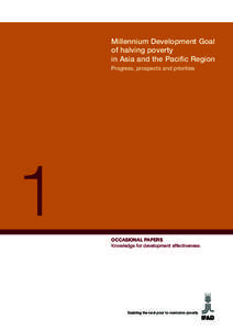 Development / Economic development / Economic indicators / United Nations Development Group / International Fund for Agricultural Development / Millennium Development Goals / Economic growth / Economic inequality / Development economics / Poverty / Economics / Socioeconomics