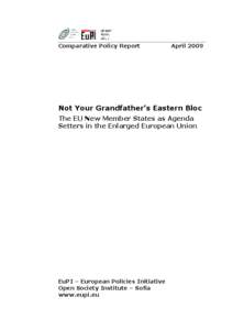 Federalism / Viljar Veebel / Common Foreign and Security Policy / Eastern Partnership / Common Agricultural Policy / European Neighbourhood Policy / Future enlargement of the European Union / Foreign relations of the European Union / Europe / Foreign relations / European Union