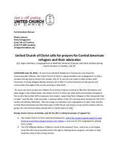 United Methodist Church / Christian Church / Methodism / Hudsonville Congregational United Church of Christ / Christianity / United Church of Christ / Justice and Witness Ministries