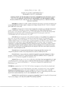 RESOLUTION NO[removed]_./3-- BOARD OF COUNTY COMMISSIONERS OF RIO BLANCO COUNTY, COLORADO