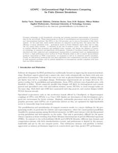 Parallel computing / Numerical analysis / Partial differential equations / Numerical linear algebra / Computer architecture / Multigrid method / Lis / Computational fluid dynamics / Multi-core processor / Computing / Concurrent computing / Software