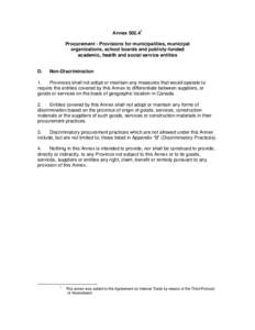 Canada / Economic history of Canada / Economy of Canada / Procurement / Supply chain management / Systems engineering / Agreement on Internal Trade