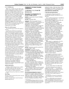 Federal Register / Vol. 72, No[removed]Monday, April 2, [removed]Proposed Rules FAA AD Differences Note: This AD differs from the MCAI and/ or service information as follows: The MCAI and service bulletin require inspection 