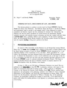 Law / Quechee /  Vermont / Appeal